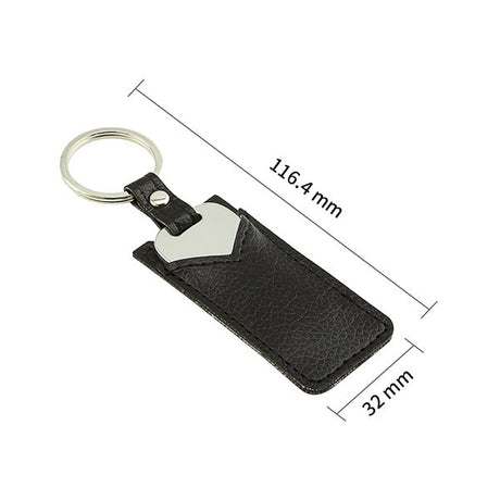 皮製隨身碟-鑰匙造型USB-金屬環