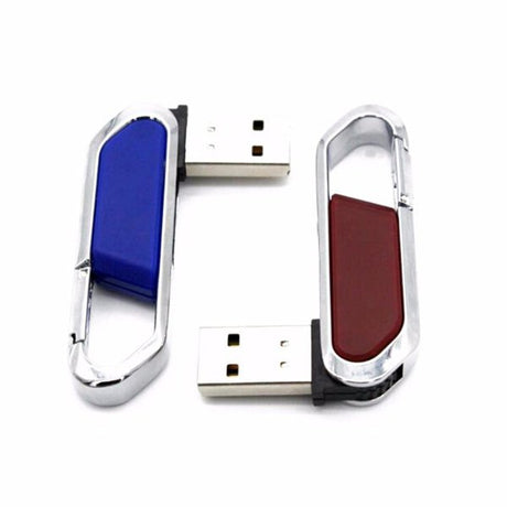 皮製隨身碟-金屬環USB