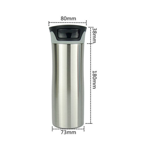 500ml按壓式不鏽鋼咖啡杯