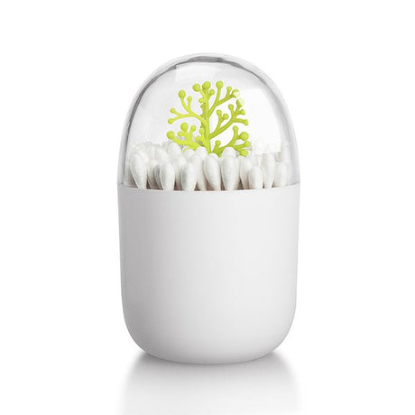 動植物造型棉花棒牙籤收納盒