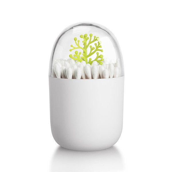 動植物造型棉花棒牙籤收納盒
