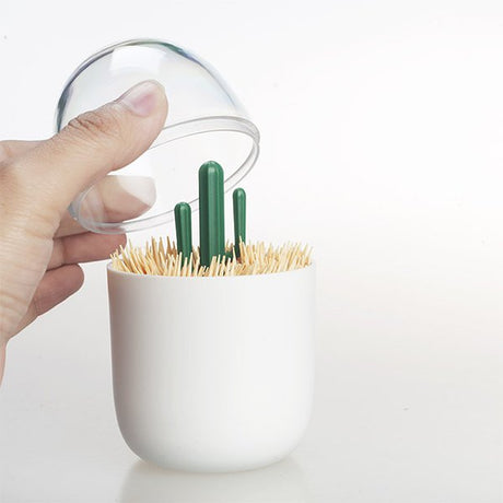 動植物造型棉花棒牙籤收納盒