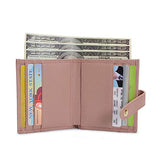 時尚粉色卡片夾-PU皮革卡夾
