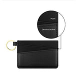 鑰匙圈卡片夾-真皮皮革卡夾