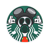 數位圓形PVC防水貼紙