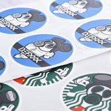 數位圓形PVC防水貼紙