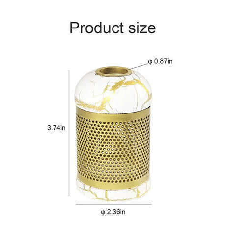 大理石紋磁性迴紋針收納器