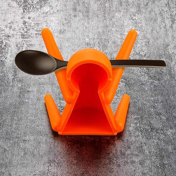 多功能塑膠鍋蓋湯勺架