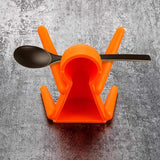 多功能塑膠鍋蓋湯勺架