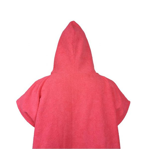 撞色款斗篷沙灘毛巾衣