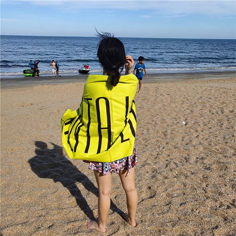 超細纖維沙灘浴巾