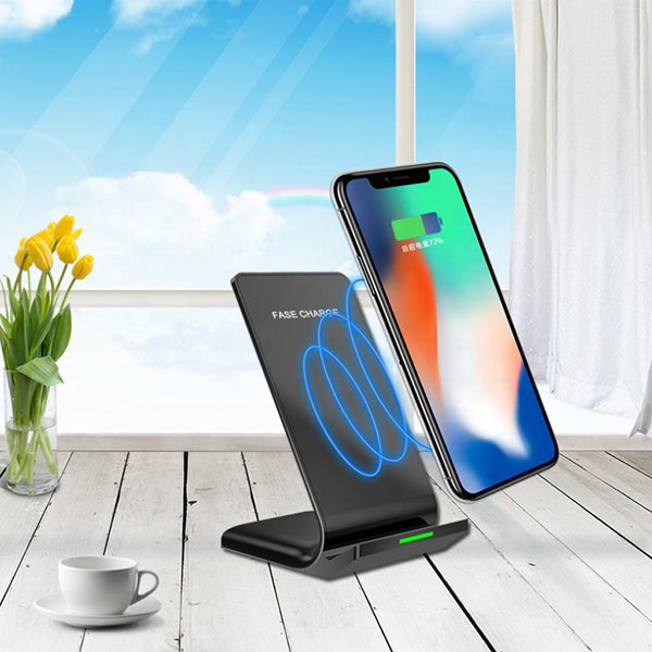立式手機無線充電器-塑料材質