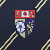 斜條紋黑色寬版領帶-滌綸材質