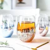 600ml炫彩玻璃杯