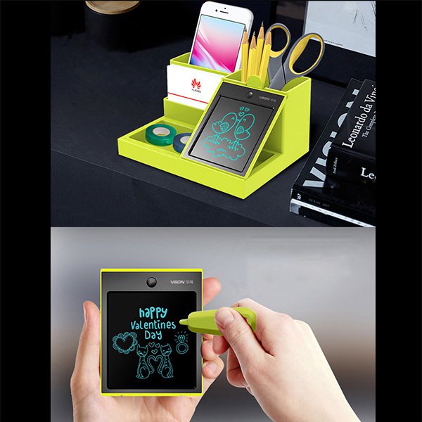 多功能觸控螢幕留言板筆筒