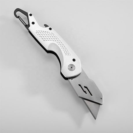 多功能登山扣+開瓶器-鋁合金美工刀