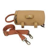 可肩背復古帆布自行車包