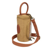 可肩背復古帆布自行車包