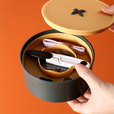 鈕扣造型針線收納盒-附縫紉工具