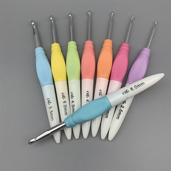 2.5-6.0mm彩色縫紉鉤針組-8入組