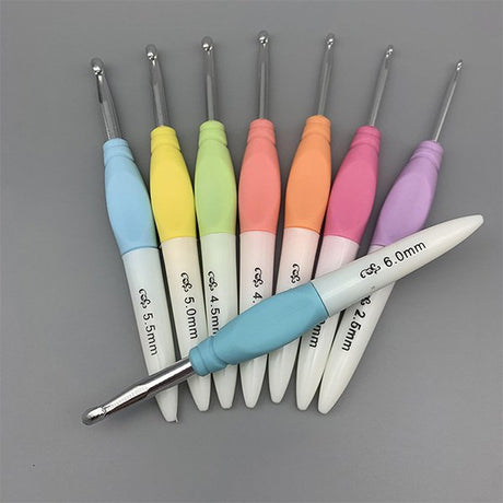 2.5-6.0mm彩色縫紉鉤針組-8入組