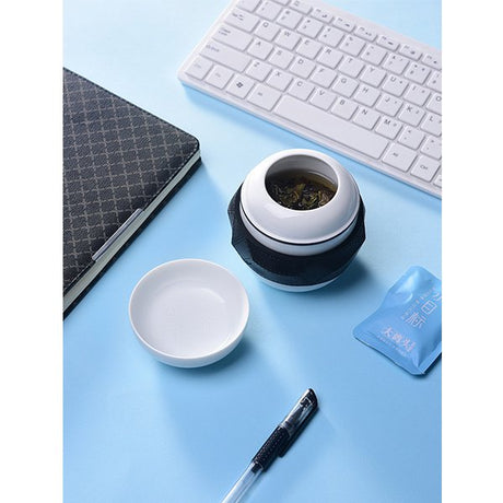 220ml便攜式陶瓷茶具組-附濾茶器
