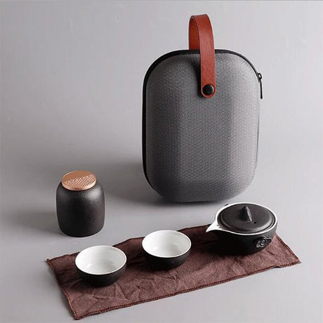 一壺兩杯陶瓷茶具組