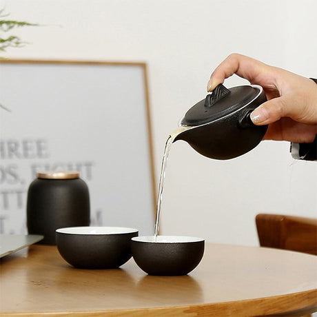 一壺兩杯陶瓷茶具組