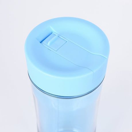 550ml雙層塑膠吸管杯