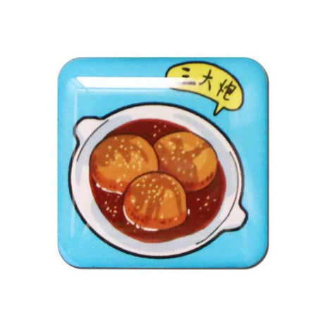 正方形波麗貼紙