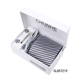 斜條紋寬版領帶禮盒組