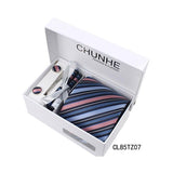 斜條紋寬版領帶禮盒組