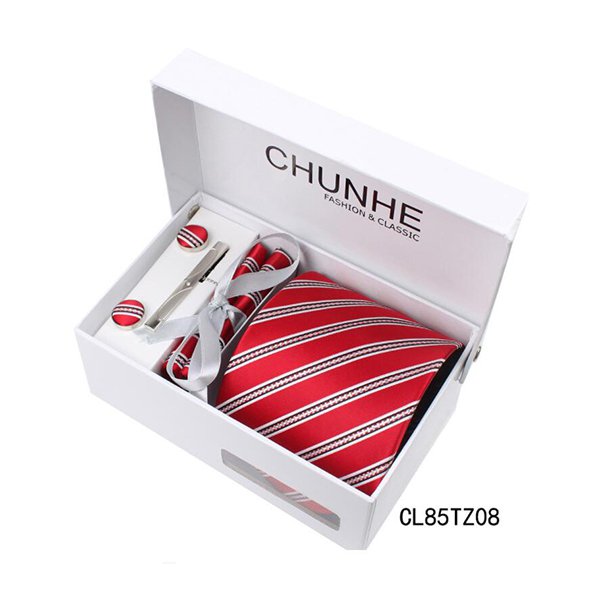 斜條紋寬版領帶禮盒組