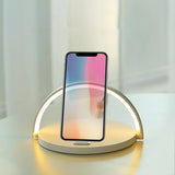 ABS手機無線充電器-夜燈功能