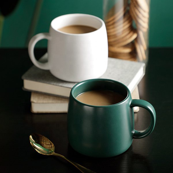 500ml純色陶瓷咖啡杯