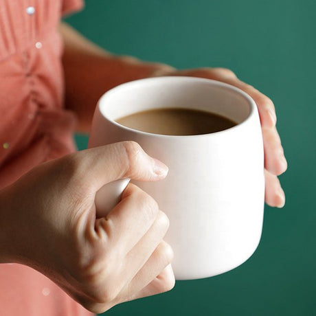 500ml純色陶瓷咖啡杯