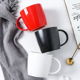 370ml純色陶瓷咖啡杯