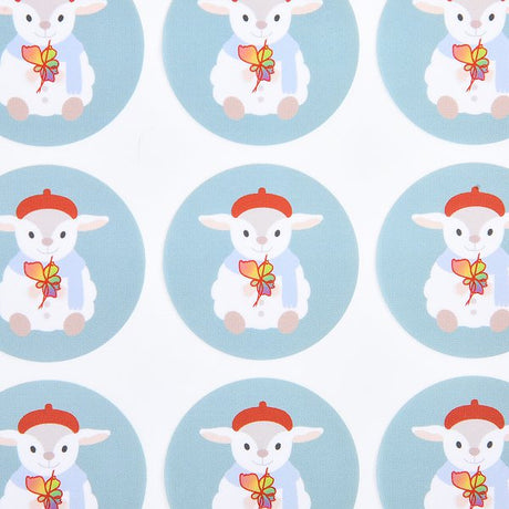 數位圓形PVC防水貼紙