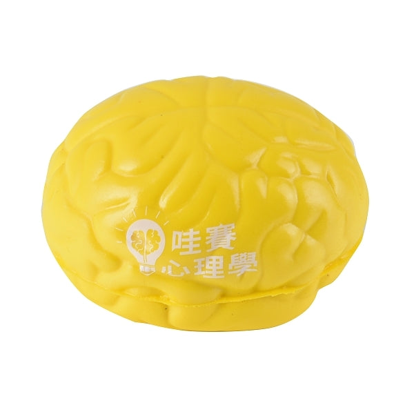 壓力球-中彈PU減壓球/大腦造型發洩球-可客製化印刷log