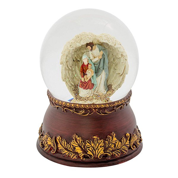 樹脂耶穌雪球擺飾