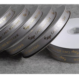 1.5cm單面緞帶燙金LOGO