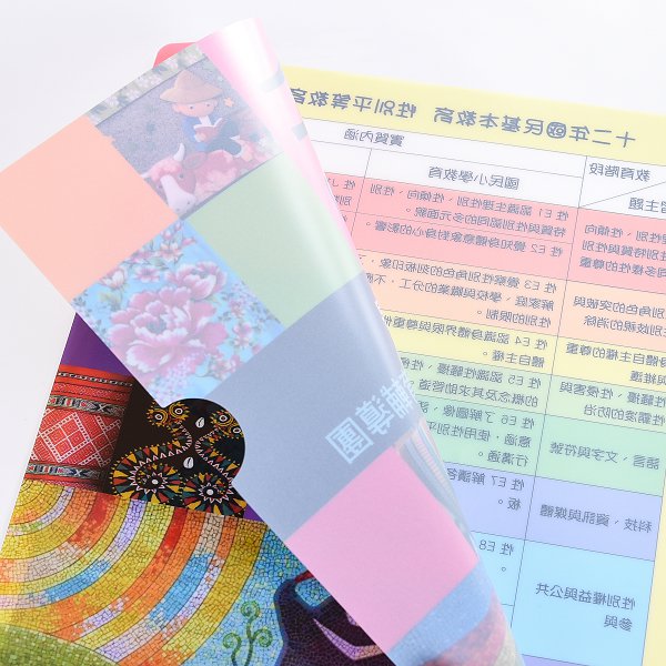 A4單層L夾-全白墨PP材質彩色印刷-180umL夾印刷-學校專區-南平中學(同39AA-0003)