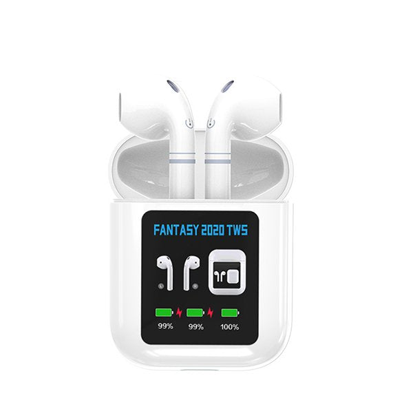 液晶螢幕顯藍芽無線耳機