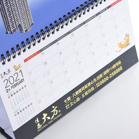 客製化三角桌曆