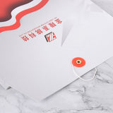 150P白牛皮直式立體公文袋