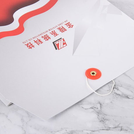 150P白牛皮直式立體公文袋
