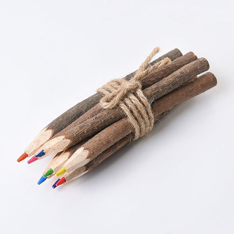 8色樹枝色鉛筆