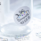 數位圓形模造標籤貼紙