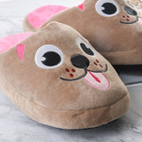 小狗造型保暖拖鞋