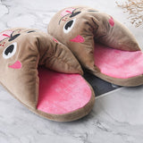 小狗造型保暖拖鞋